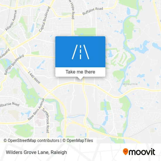 Wilders Grove Lane map