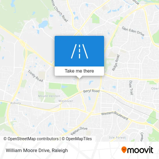 William Moore Drive map