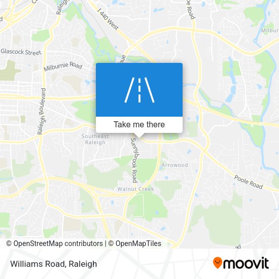 Mapa de Williams Road