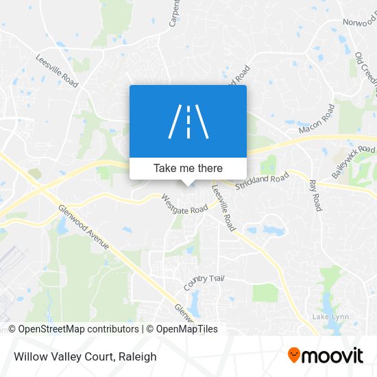 Willow Valley Court map