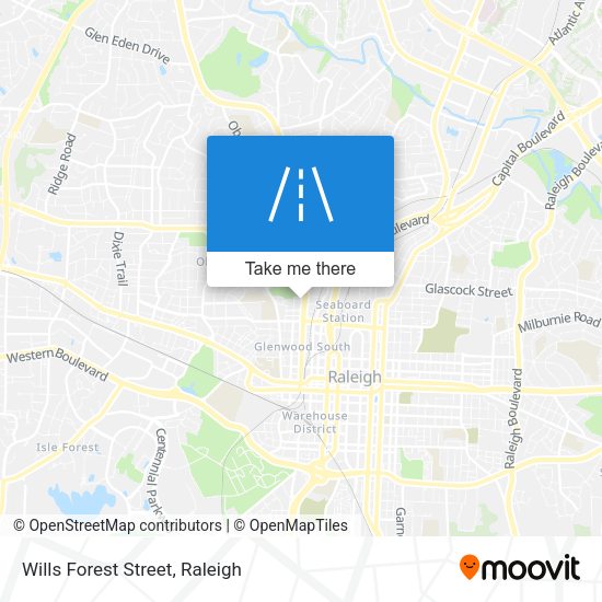 Mapa de Wills Forest Street