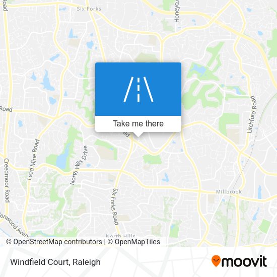 Mapa de Windfield Court