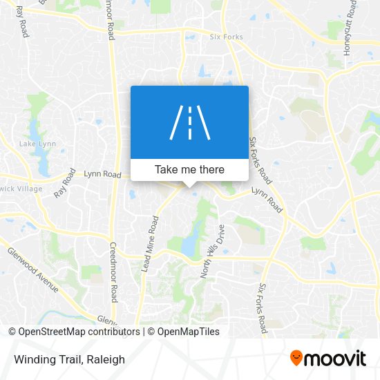 Mapa de Winding Trail