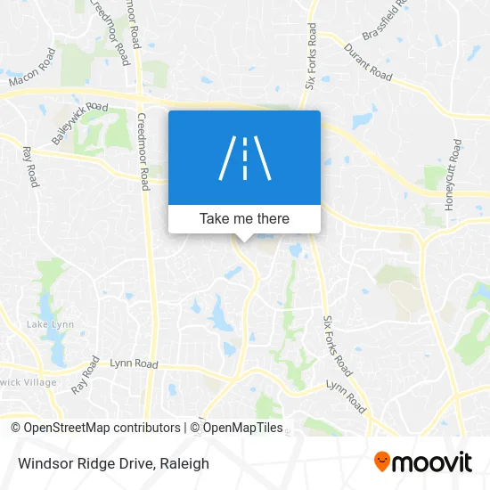 Windsor Ridge Drive map
