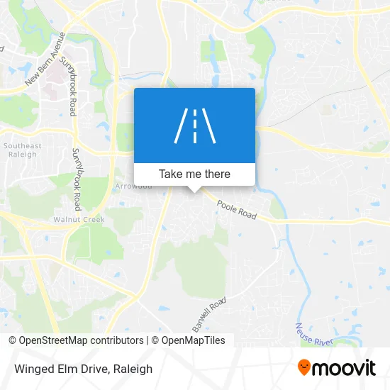 Winged Elm Drive map