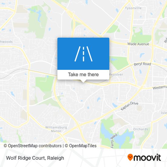 Mapa de Wolf Ridge Court