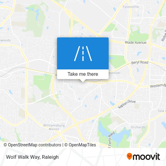 Mapa de Wolf Walk Way