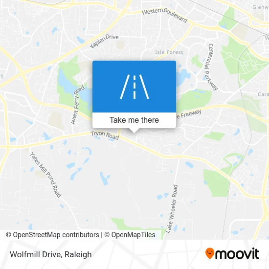 Wolfmill Drive map