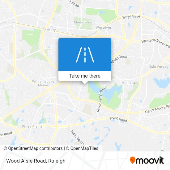 Mapa de Wood Aisle Road