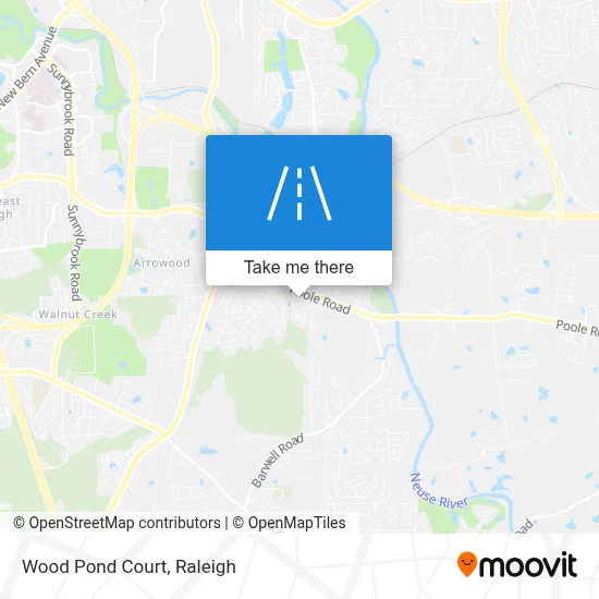 Wood Pond Court map