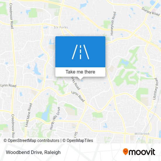 Mapa de Woodbend Drive