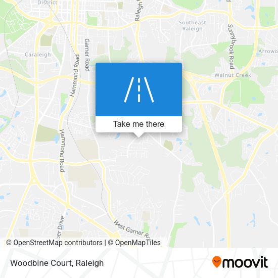 Mapa de Woodbine Court