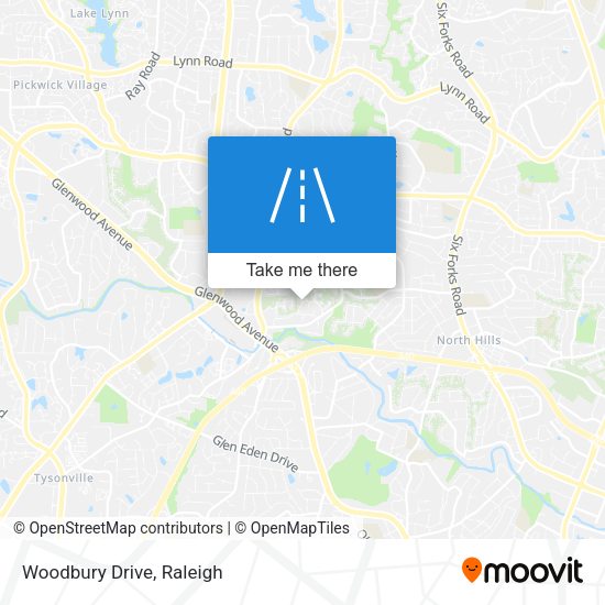 Mapa de Woodbury Drive