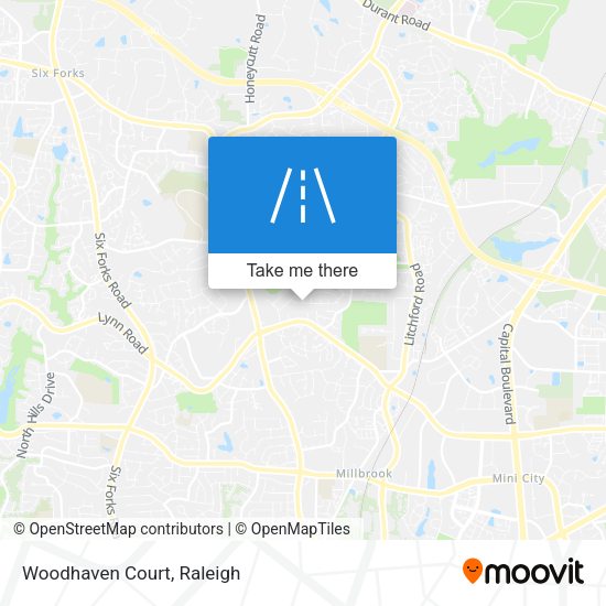 Mapa de Woodhaven Court