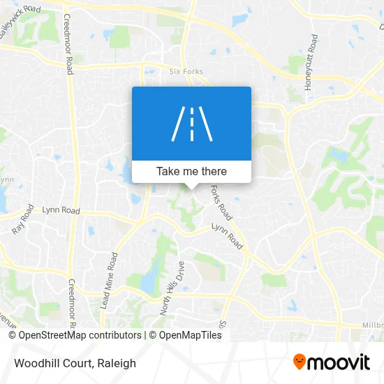 Woodhill Court map