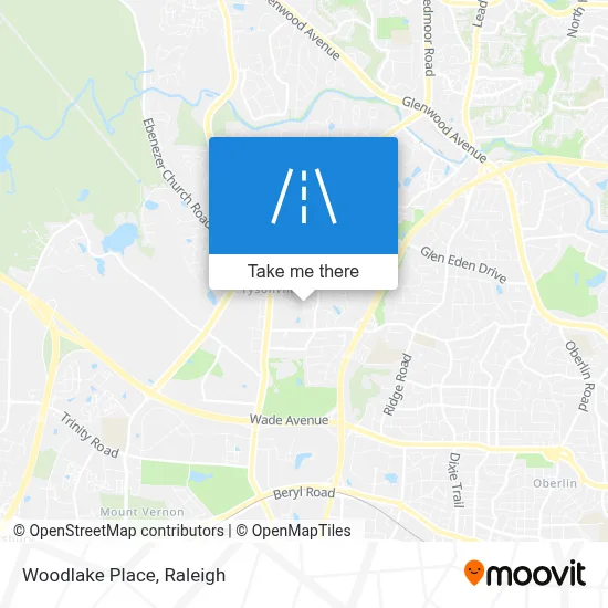 Woodlake Place map