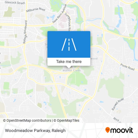 Woodmeadow Parkway map