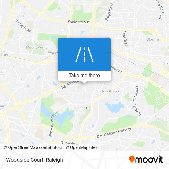 Woodside Court map