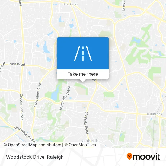 Woodstock Drive map