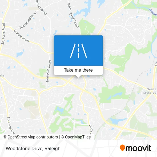 Woodstone Drive map