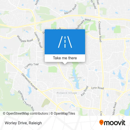 Worley Drive map