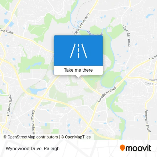 Wynewood Drive map