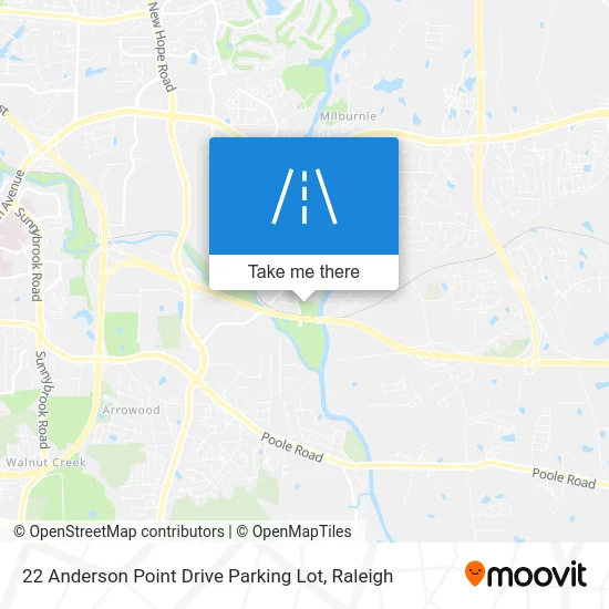 22 Anderson Point Drive Parking Lot map