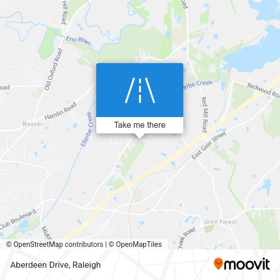 Mapa de Aberdeen Drive