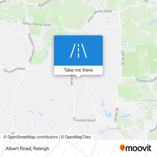Mapa de Albert Road