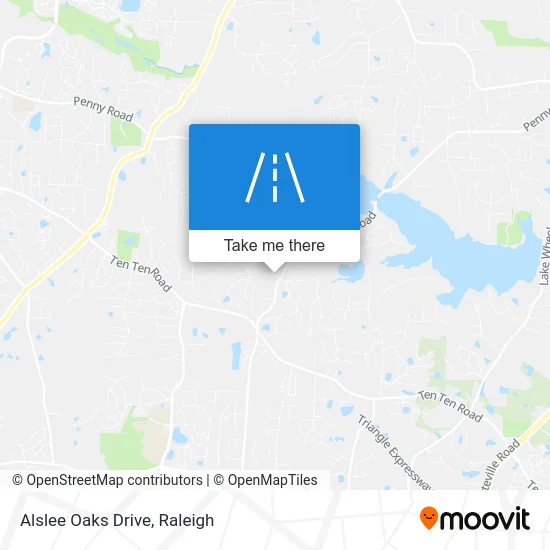 Alslee Oaks Drive map