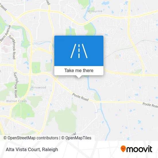 Alta Vista Court map