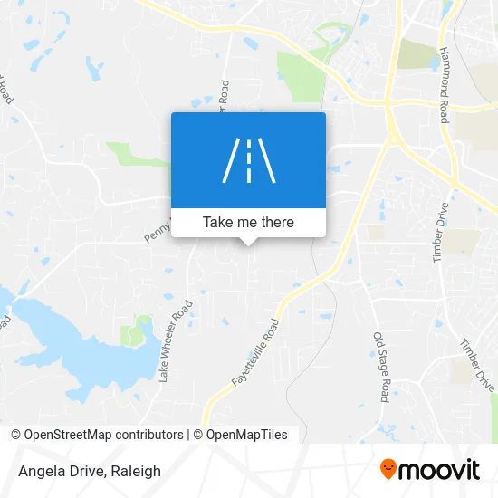Angela Drive map