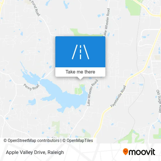 Apple Valley Drive map