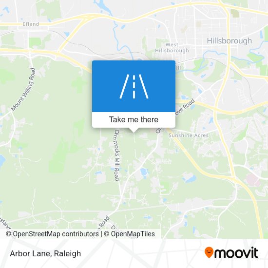 Mapa de Arbor Lane