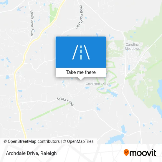Archdale Drive map