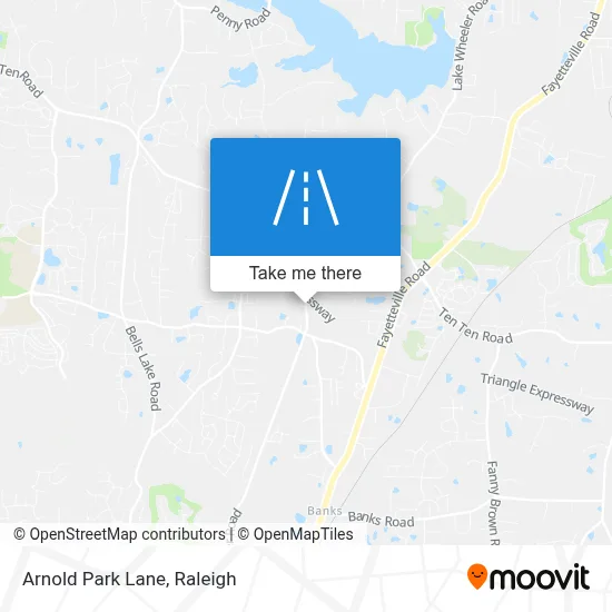 Arnold Park Lane map