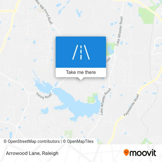 Arrowood Lane map