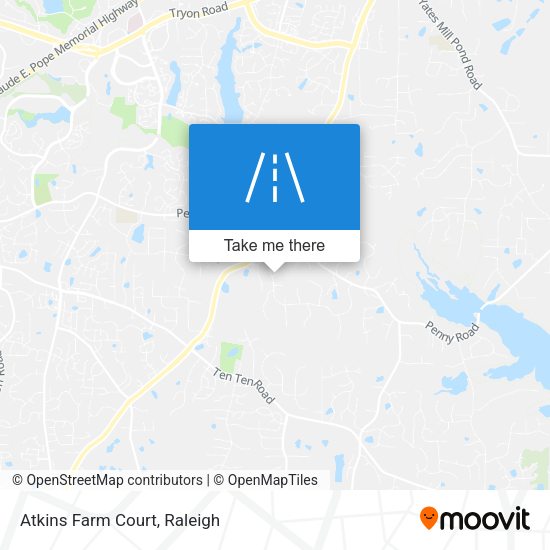 Mapa de Atkins Farm Court