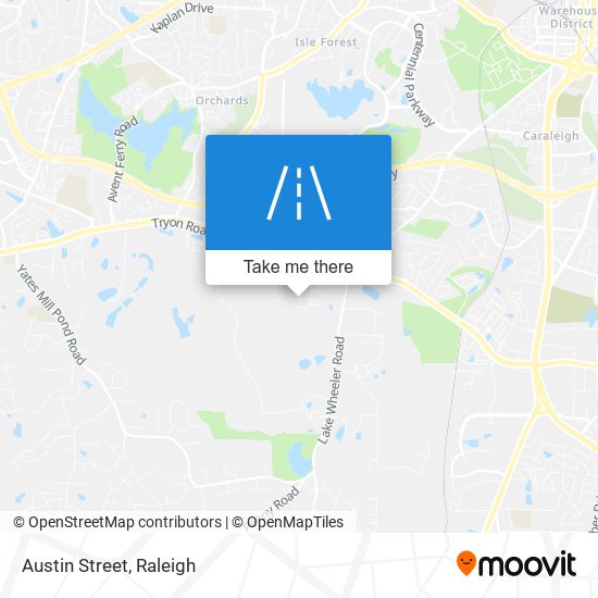 Austin Street map