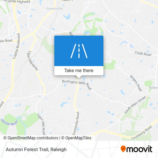 Autumn Forest Trail map