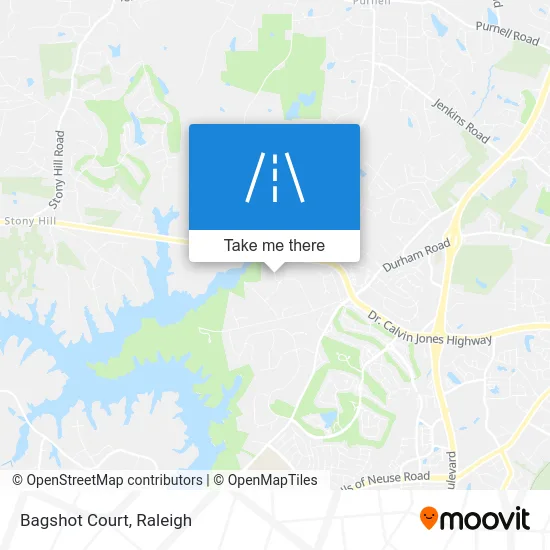 Bagshot Court map