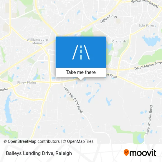Baileys Landing Drive map