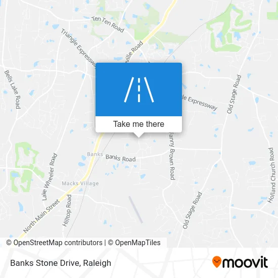 Banks Stone Drive map