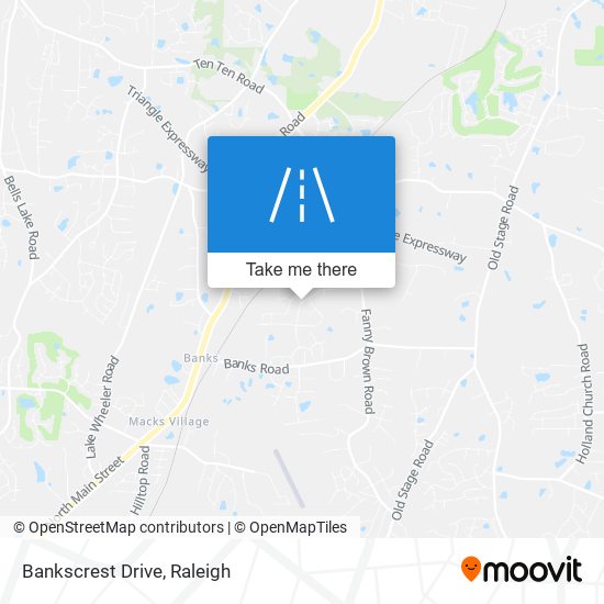 Bankscrest Drive map
