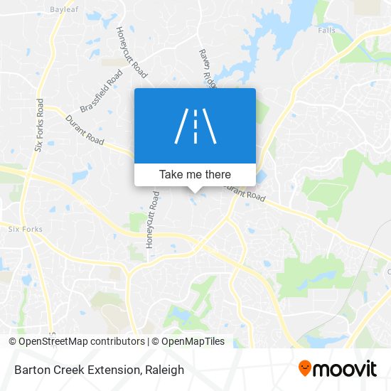 Barton Creek Extension map