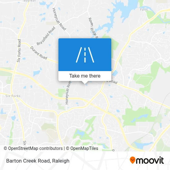 Barton Creek Road map