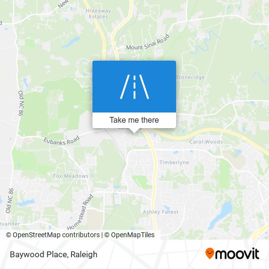 Baywood Place map