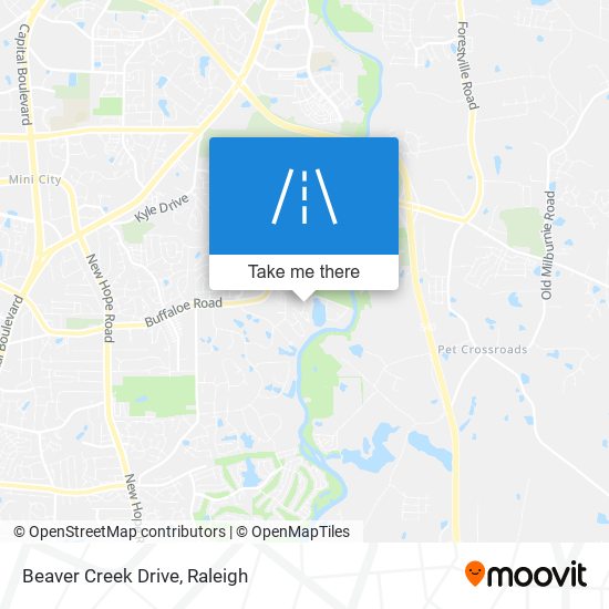 Mapa de Beaver Creek Drive