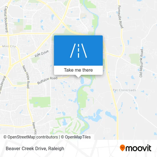 Beaver Creek Drive map