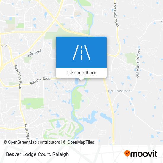 Mapa de Beaver Lodge Court